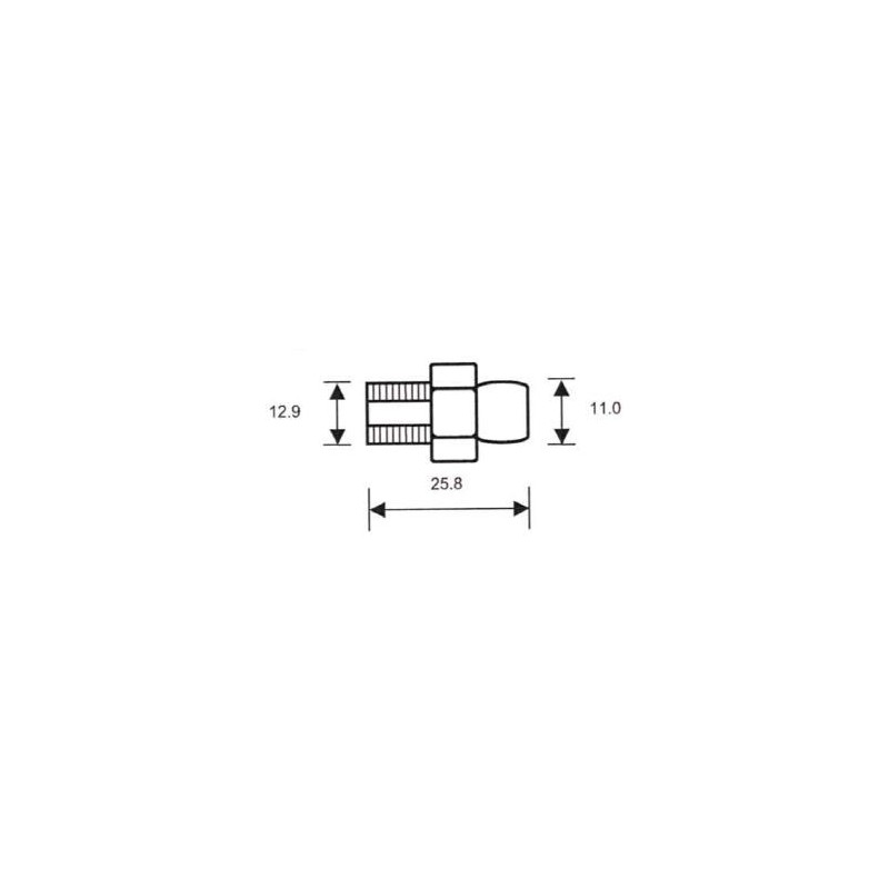 NPT Threaded Connector 1/4" view 2