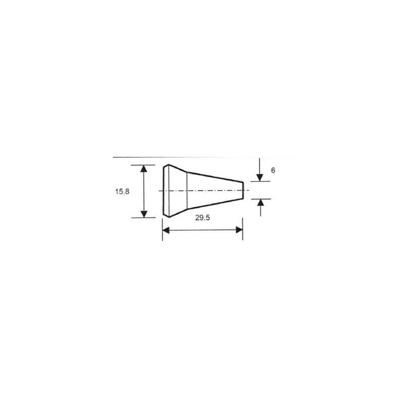 Round Nozzle ID 3.2mm, 1/4" view 2