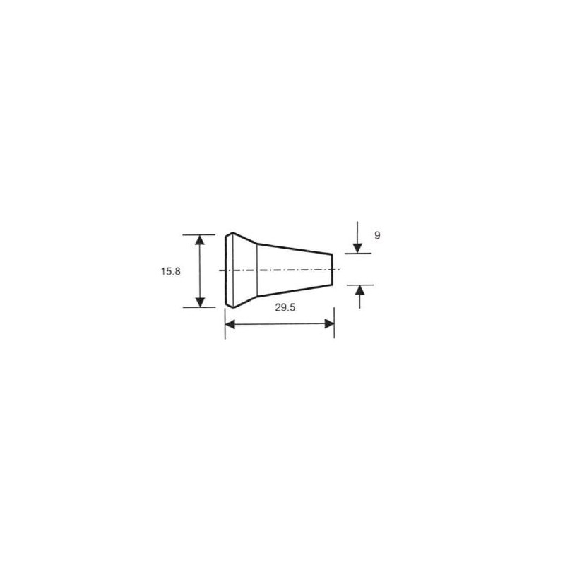 Round nozzle ID 6.4mm, 1/4" view 2