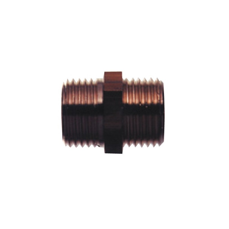 Mamelon double fileté 2 RE 1/4"