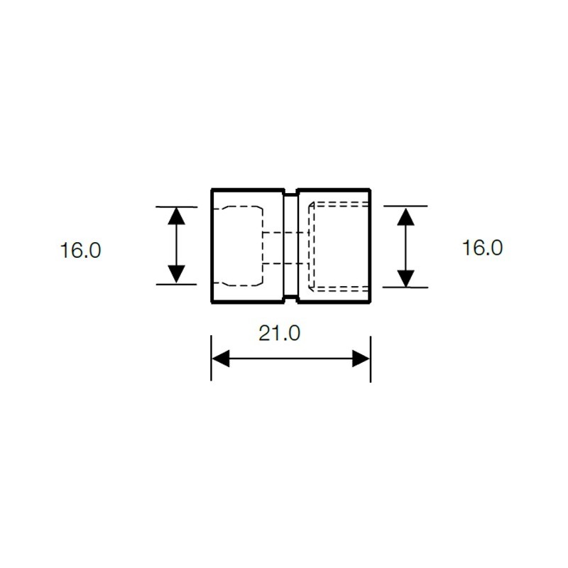 Adapter for articulated hose RI 1/8" view 2
