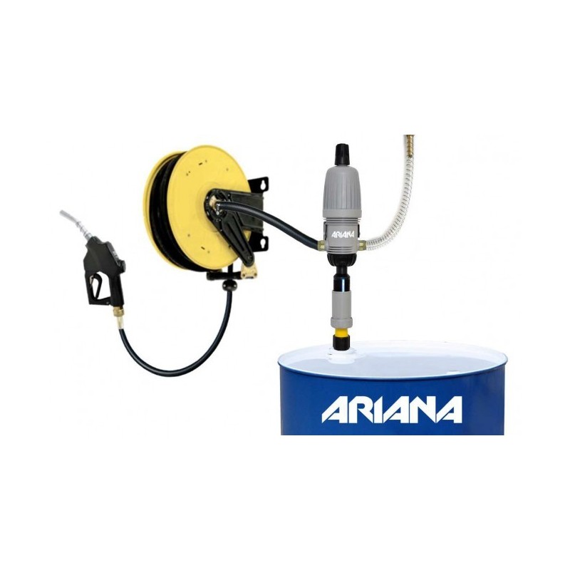 Hose reel system 50 m with nozzle