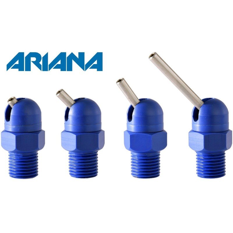 High pressure nozzle, 1/8", 12.5mm, angle up to 110º