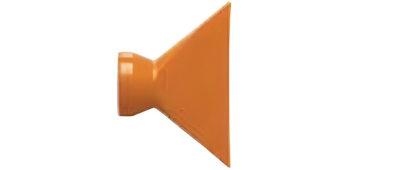 Flat nozzle 75mm wide, 3/4"