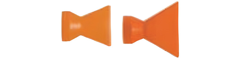 Flat nozzle 50mm wide, 1/2"