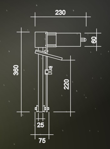 OIL SEPARATOR 25 (FE-OL),  200mm view 2