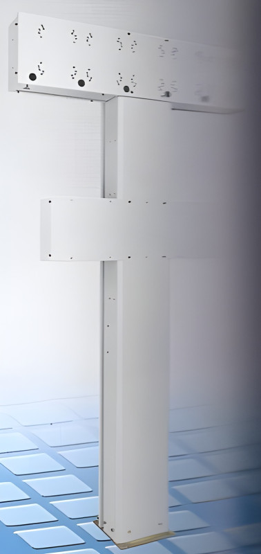 Coluna de serviço frontal