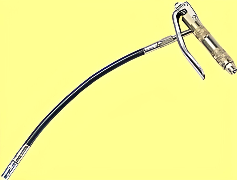 Pistola de tubo flexível