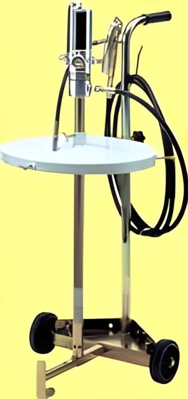 Lubrificador a bomba para tambores com Ø externo de 370 a 420 mm