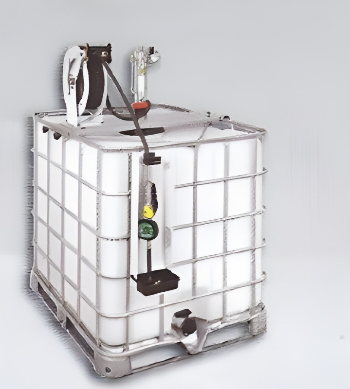 Kit de distribuição com depósito, 18 l/min